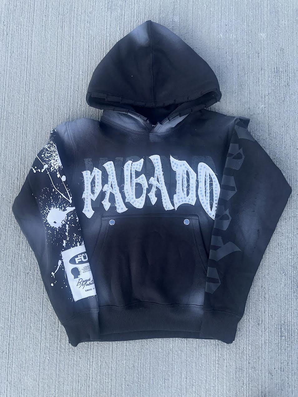 PAGADO Signature Hoodie In Black