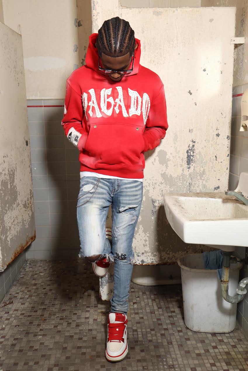 PAGADO Signature Hoodie in Red