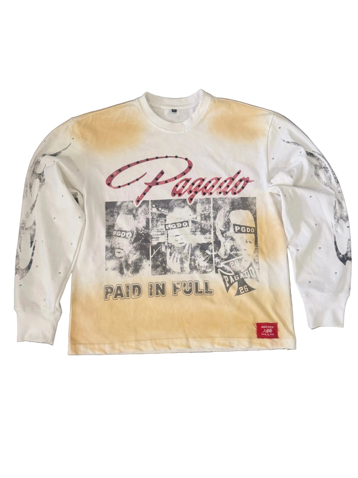 Paid In Full Long Sleeve (White)