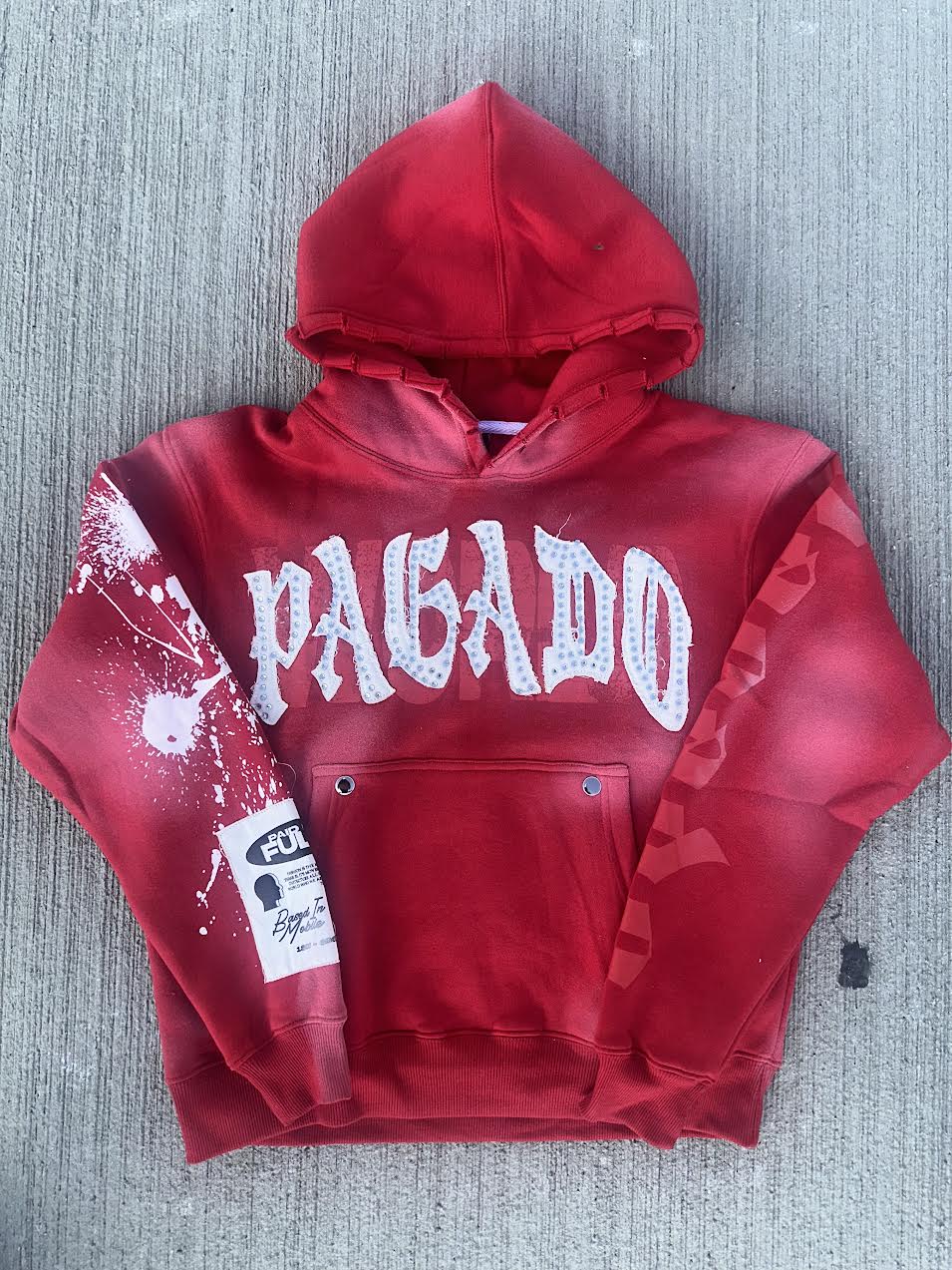 PAGADO Signature Hoodie in Red